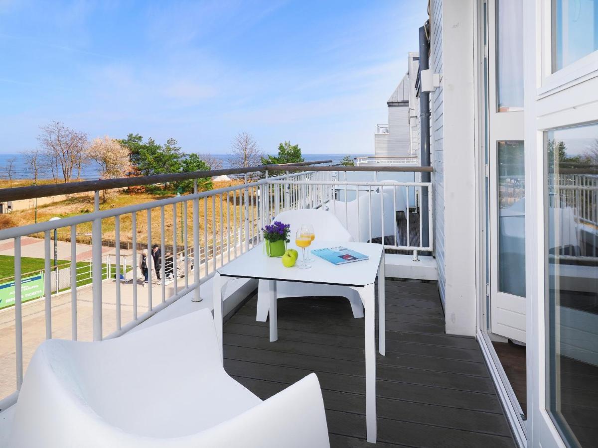 Seebruecke Heringsdorf - Appartement Mit 1 Schlafzimmer Und Balkon S7 Buitenkant foto